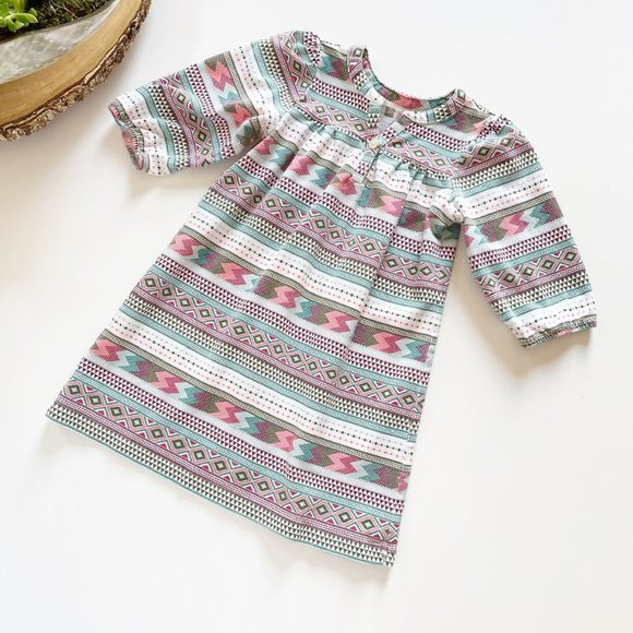 Tea Collection Aztec Print Dress | 2T - Picture 1 of 9